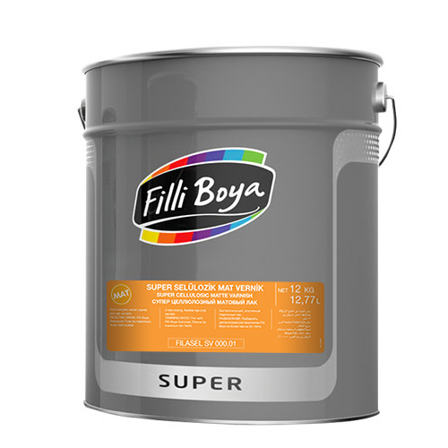 SUPER Selülozik Son Kat Mat Vernikler